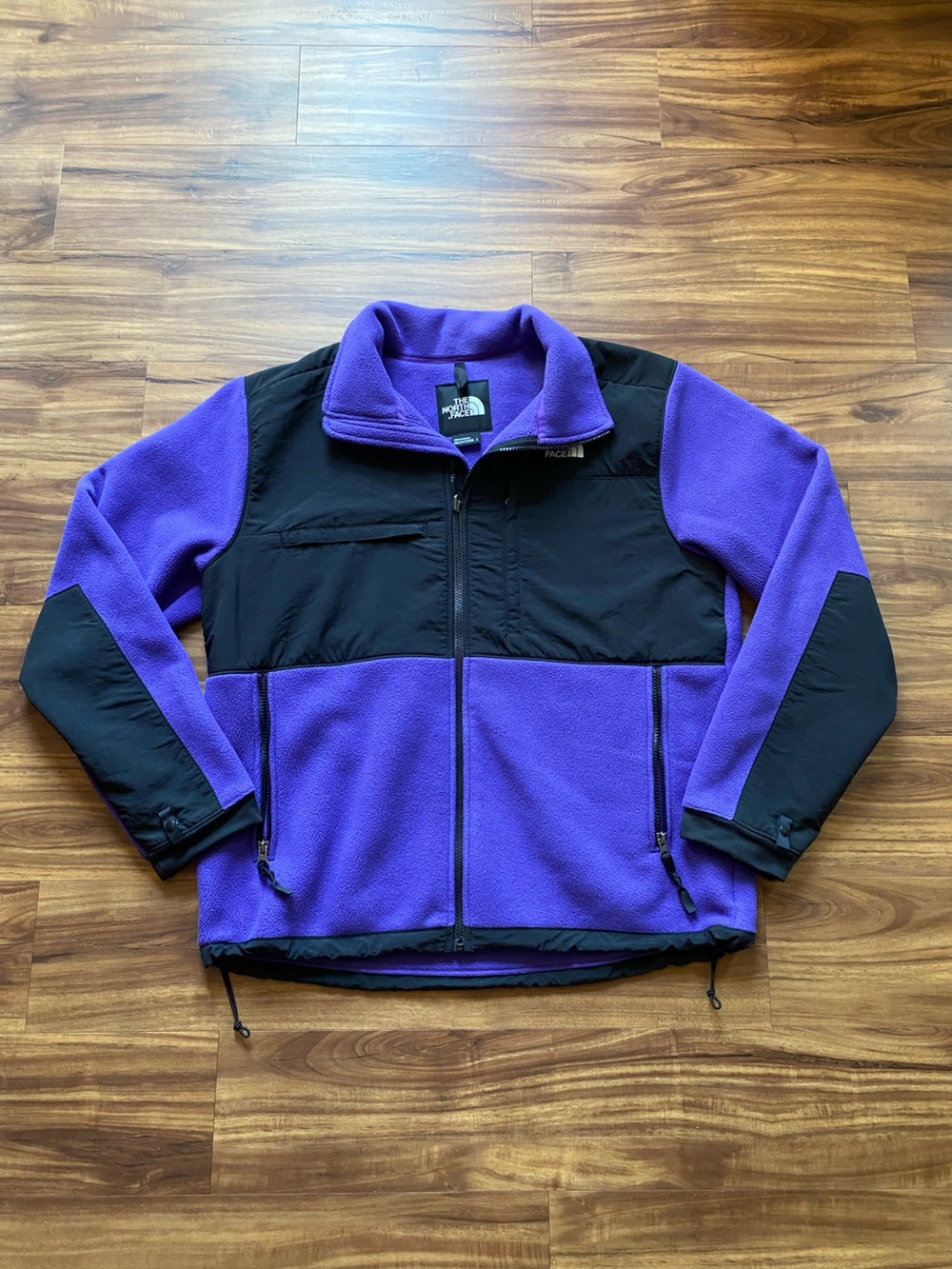 The North Face Purple and Black Retro Fleece Jacket